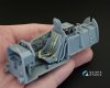 Quinta Studio QD32005 P-51D (Early) 3D-Printed & coloured Interior on decal paper (for Tamiya kit) 1/32